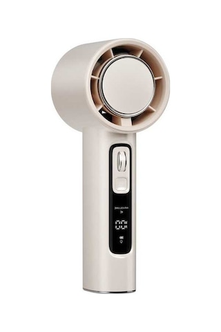 Pazly Taşınabilir Usb Şarjlı Katlanır El Fanı - N98 Model, 100 Ayarlanabilir Hız, Led Ekran, 5000mah Pil