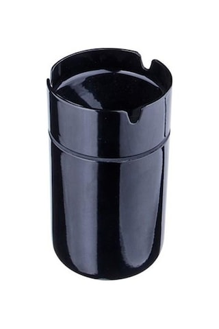 Zethome Paslanmaz Çelik Kokusuz Küllük Cafe Küllük Siyah