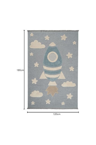 Dolce Vita Kids Çocuk Halı Serisi 474 Space, 120x180 Cm Genel