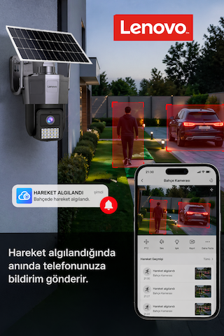 Tek Kameralı 5mp Solar Panelli Sim Kartlı Gece Görüşlü Güvenlik Kamerası