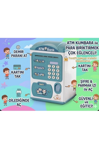 Toys Işıklı Tuşlu,sesli,parmakizi Görünümlü Paramatik