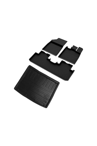 Uyumlu 4d Kauçuk Paspas Ve 3d Bagaj Havuzu Açık Bej