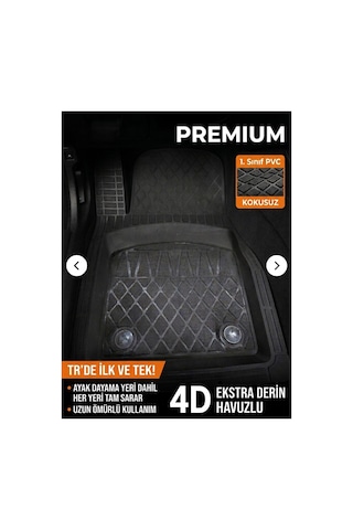 Nissan Juke Premium Üniversal Oto Paspas 4d Havuzlu
