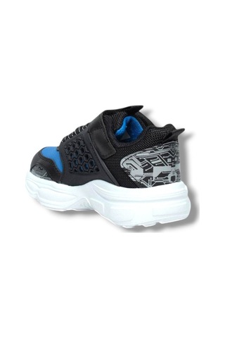 Alessio 019-26 Cilt Anatomik Filet Çocuk Sneaker Siyah Sax 31-35 Siyah