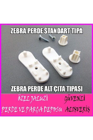 Zebra Perde Alt Çıta Plastiği-Zebra Perde Alt Çıta Tıpası-Plastik