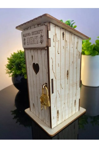 Woodnsa Ahşap Kumbara Tuvalet - İşte Para Burada Yaşıyor 193749512