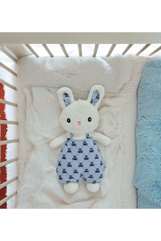Sevimli Tavşan Peluş 30 Cm 62404 Mavi