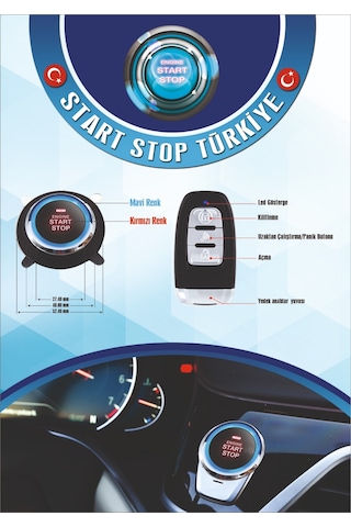 Start-stop Türkiye Anahtarsız Giriş.çıkış . Uzaktan Çalıştırma
