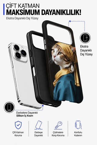 Apple iPhone Uyumlu, 17 Pro Vibes Collection Çift Katmanlı Essential Tough Telefon Kılıfı