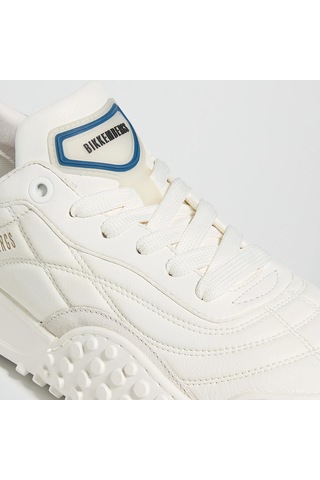 Sneaker Günlük Erkek 27116/cp C Bkku Bikkembergs 64039996 Nappa White/nappa Navy Nappa White/nappa Navy