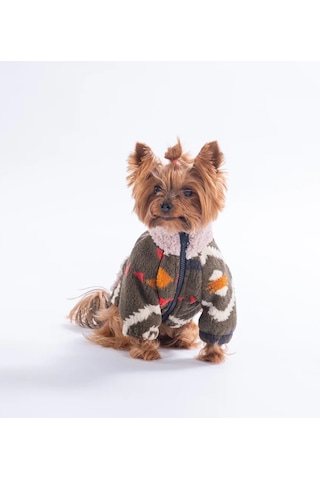 Pawstar Haki Chicago Ethnic Weave Küçük Irk Köpek Pofuduk Ceket