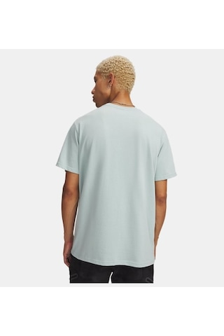 Under Armour Hw Armour Label Ss Erkek T-shirt 1382831-477 Mavi