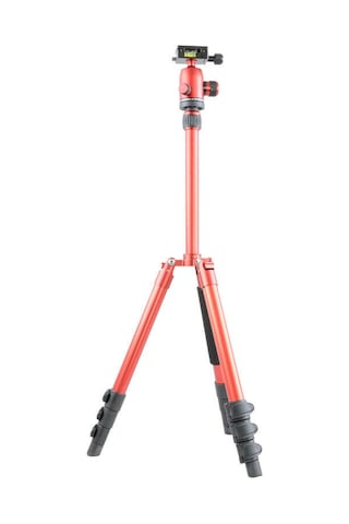 Jusino X-423S Tripod + Bs-08Q Tripod Kafası Kırmızı