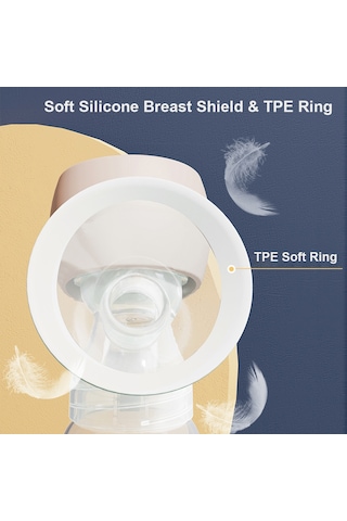 Geeroyoo Zb-003 Usb Şarjlı Elektrikli Göğüs Pompası - 2 Mod, 9 Emme Seviyesi, Sessiz Ve Ağrısız, 180ml Geniş Ağızlı Şişe