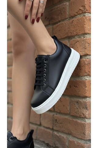 Marina Rosse Garantili Aris Siyah Günlük Ortopedik Kadın Sneaker Spor Ayakkabı 2651 Sıyah