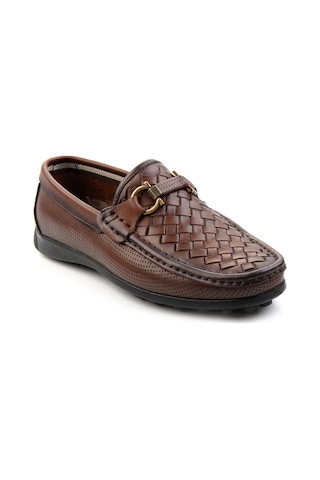 Bambi Kahve Leather Erkek Loafer Ayakkabı E01557255316 Kahve