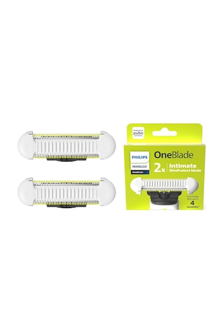 Philips Norelco Oneblade Skin Protect Uyumlu Bıçak, Uyumlu Oneblade Elektrikli Tıraş Makinesi Ve Düzeltici, Dayanıklı Paslanmaz Çelik, Ekstra Cilt Korumalı Düzeltin Ve Tıraş Edin, 2 Adet, Qp229/80