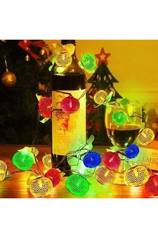 Parti Ve Özel Gün Dekorasyonu Top Led Kandil Şeklinde Aydınlatma - Aa91yt1090yu Sıcak Beyaz