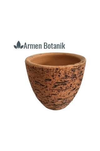 Antik Görünümlü Toprak Saksı 12X12 Cm
