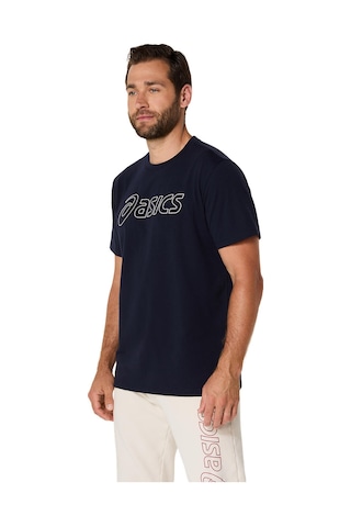 Asics Asıcs Logo Ss Tee Erkek Sax Kısa Kollu Tshirt 2031e188-403 Mavi