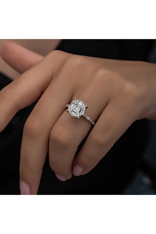 Casera's Gümüş Baget Taşlı Kadın Yüzük Csr2185342 Gümüş