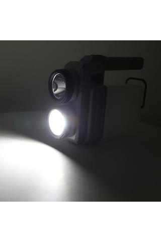 Usb Şarjlı El Feneri Powebank Özellikli Işıldak Kamp Feneri 1500 Lümen Dimmer Özellikli