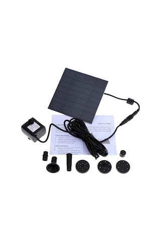 Lemestar Güneş Enerjili Sürekli Akışlı Su Pompa - Yüksek Verimli, Hızlı Başlangıç, 150l/h Akış, 50cm Lifting, Çevre Dost, Uzun Ömürlü