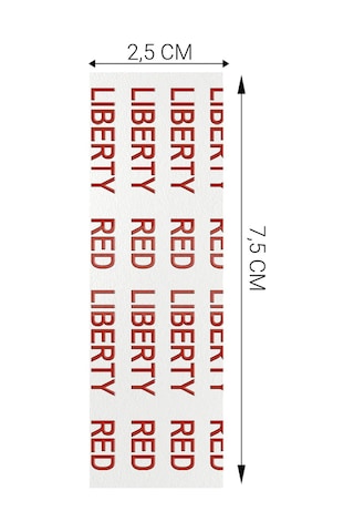 Sunshine Tape Liberty Red Protez Saç Bandı 2.5 CM x 7.5 CM 36'lı