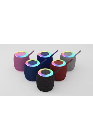Torima D10 Taşınabilir Rgb Ledli Bluetooth Hoparlör (Distribütör Garantili)