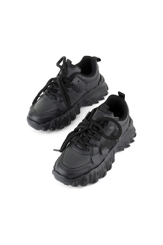 Vojo Balanci Yüksek Ortopedik Taban Cilt Çocuk Spor Ayakkabı 267800001796 01 Siyah Siyah