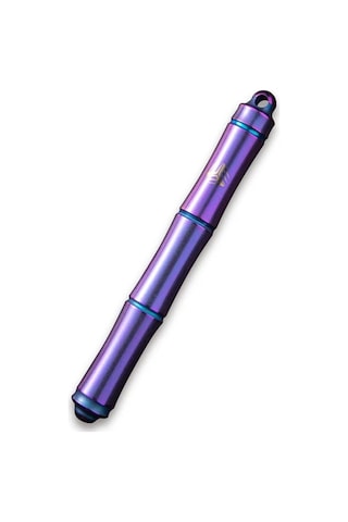 We Knife Syrinx Purple Titanium Pen Taktik Kalem Mor