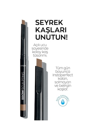 Avon Brown Sculpting Kaş Belirginleştirici Açılı Uçlu Kalem Light Brown