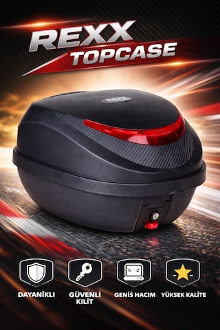 32 Litre Motosiklet Çantası Rexx Siyah