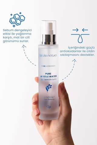 Bade Natural Mersin Suyu Gözenek Sıkılaştırıcı Tonik%100 Doğal Ve Saf 100 Ml Sku: Smg8690010492425