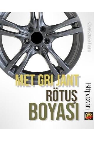 Gri Jant Rötuş Boyası 30 Ml Fırçalı Şişe / Alüminyum Jant Çizik Giderici Tamir Boyası