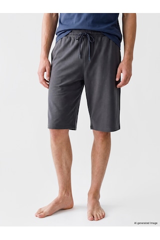 Lc Waikiki Lc Waıkıkı Gri Standart Kalıp Erkek Pijama Alt Şort