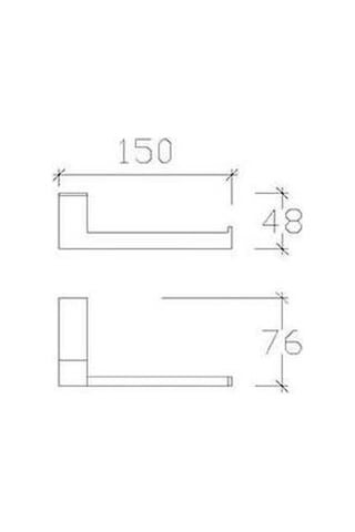Tema Premium Kağıtlık Kapaksız -Tuvalet Kağıtlığı 71010