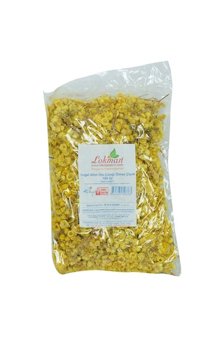 Lokman Avm Altın Otu Çiçeği Ölmez Çiçek Doğal Paket 100 G
