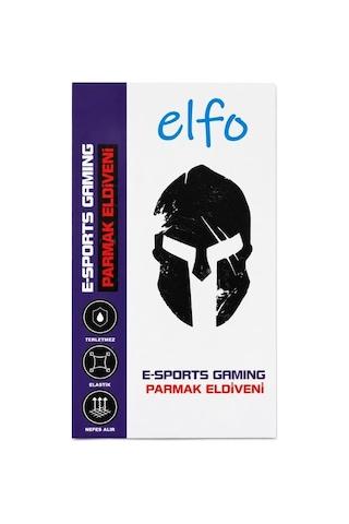 Elfo E-sports Gaming Parmak Eldiveni 2 Çift Ultra İletken Gümüş Fiber Kumaş