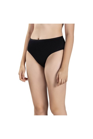 6 'lı Kadın Siyah Pamuklu Bikini Külot 652 - Xxl Siyah