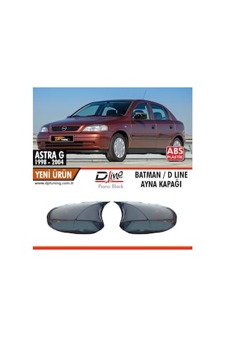 Astra G Yarasa Ayna Kapağı Plastik Parlak Siyah