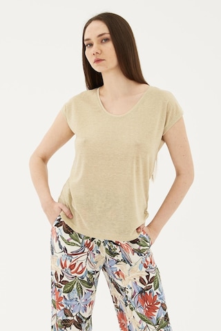 Fashion Friends Simli Bluz Gold Gold