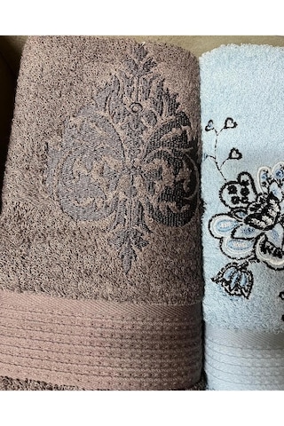 Özdilek Pony Havlu Seti Best Set Hamam Takımı Kahve-mavi Çok Renkli