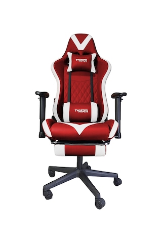 Twisted Minds Comfort E-Spor Oyuncu Koltuğu - Beyaz / Kirmizi