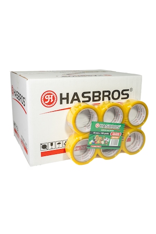 Hasbros 45mmx100 Yards Koli Bandı - 120 Adet