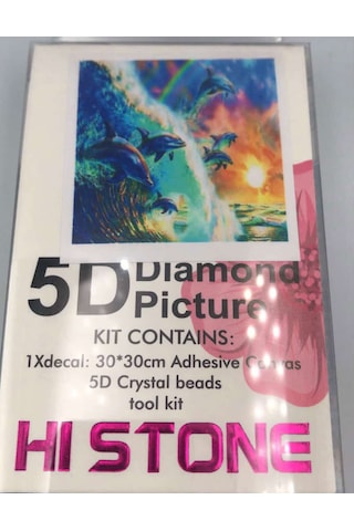 30x30 Yunusların Dansı 5d Diamond Painting Dıy Tablo