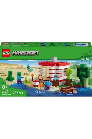 LEGO® Minecraft® TNT Büyük Orman Evi 21275 - 8 Yaş ve Üzeri Çocuklar için Video Oyunu Temalı, Koleksiyonluk Oyuncak Yapım Seti (287P)