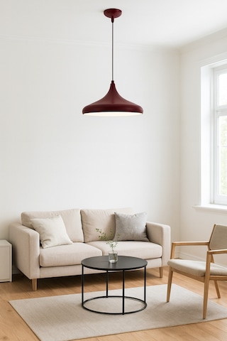 Modern Tasarım Bordo Sarkıt Avize Salon, Mutfak Ve Ofis İçin Dekoratif Butik Lamba Aydınlatma Bordo