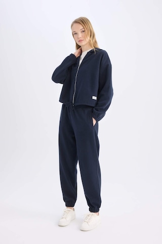 Defacto Coool Beli Paçası Lastikli Basic Düz Jogger Eşofman Altı E1478AX24WNNV241 Lacivert