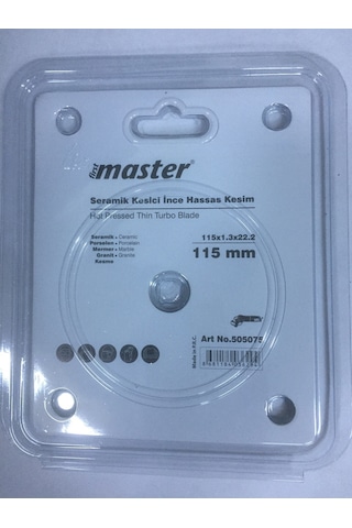 Mermer Granit Seramik Kesme Testere İnçe Hassas 115mmx 1.3mm